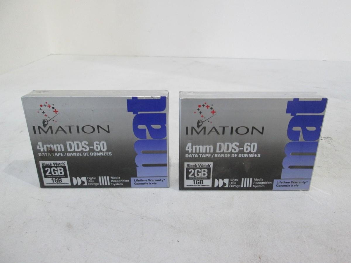Used Imation, 4mm DDS-60, Data Tape, New, Lot of 2
