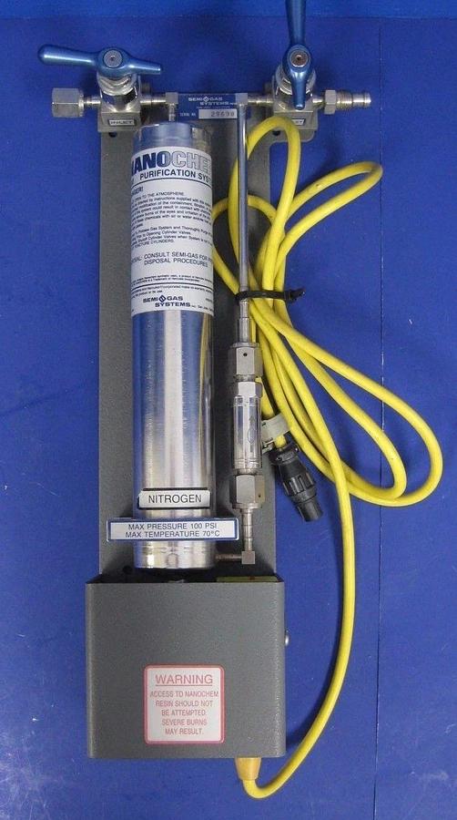 Used Semi-Gas Nitrogen Purification System Assy w/ Nanochem 1400, Used