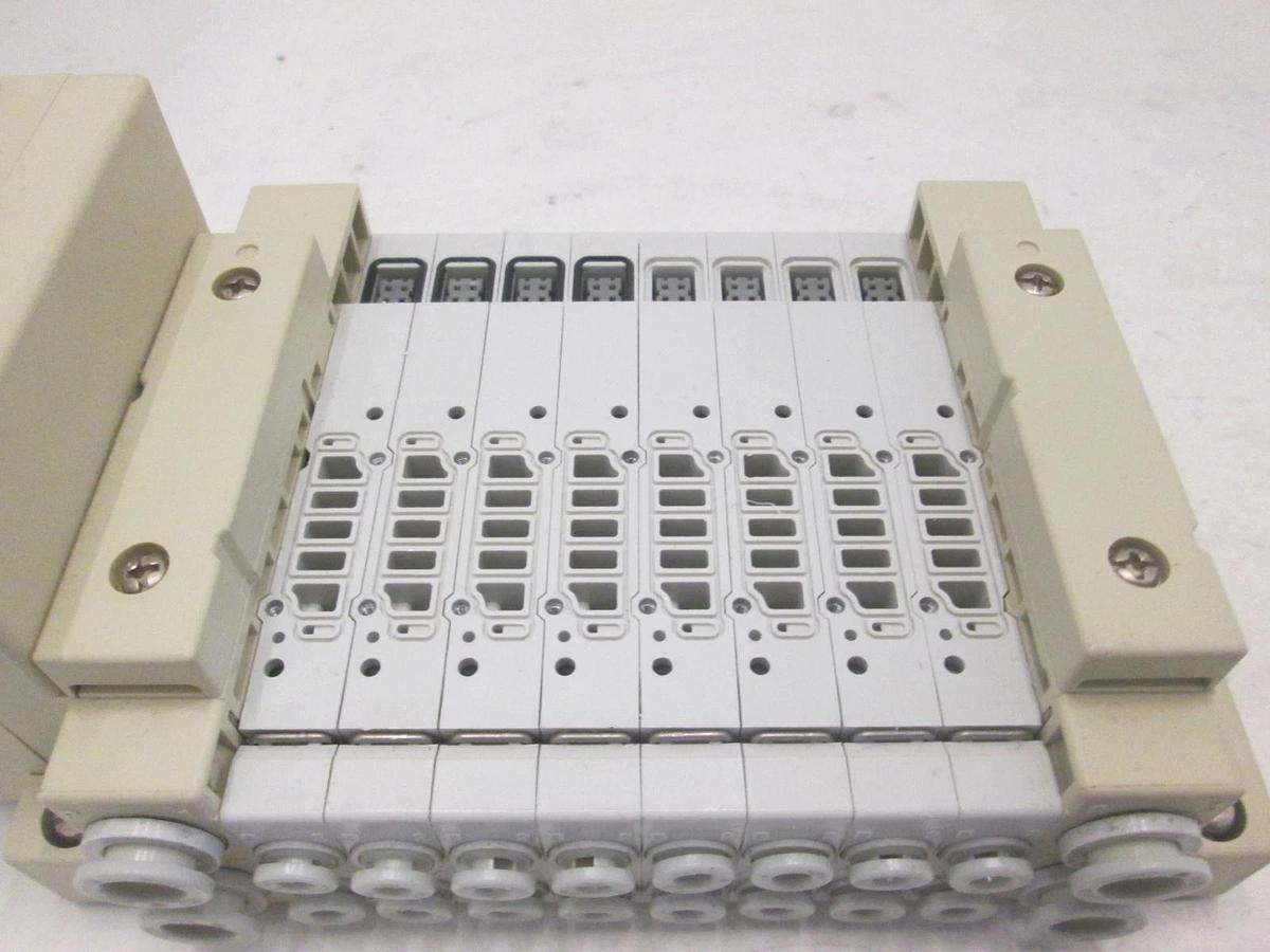 Used SMC, EX120-SDN1, DeviceNet Interface Module Assy w/ 8 Position, No Valve, Used