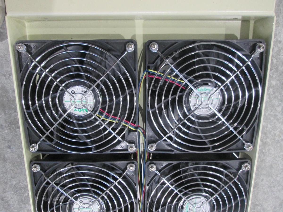 Used Nidec, Fan Case w/ 6 Fans V12E12BGB5, Used