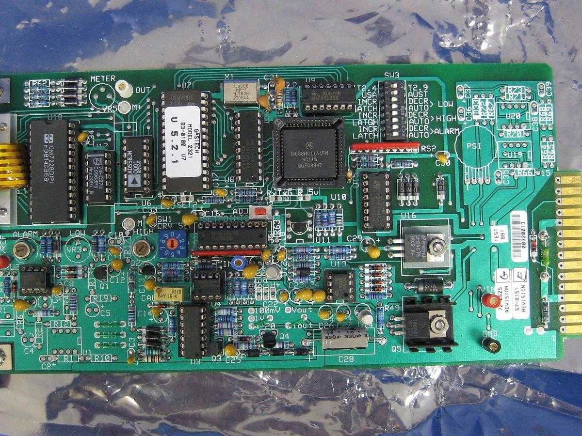 Used GASTECH 72-0525, 57-8151 HCL Gas Detection PCB Module Assy