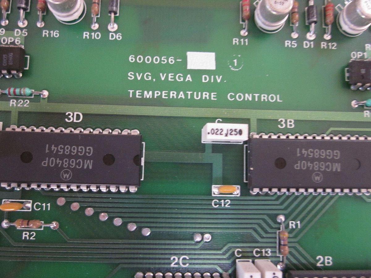Used SVG 600056 Temperature Control Board