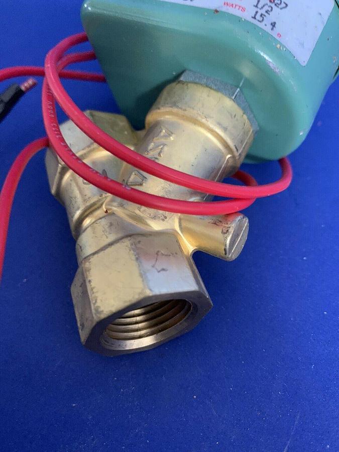 Used ASCO 8030A17VM 1/2" 2-Way Solenoid Valve, Used