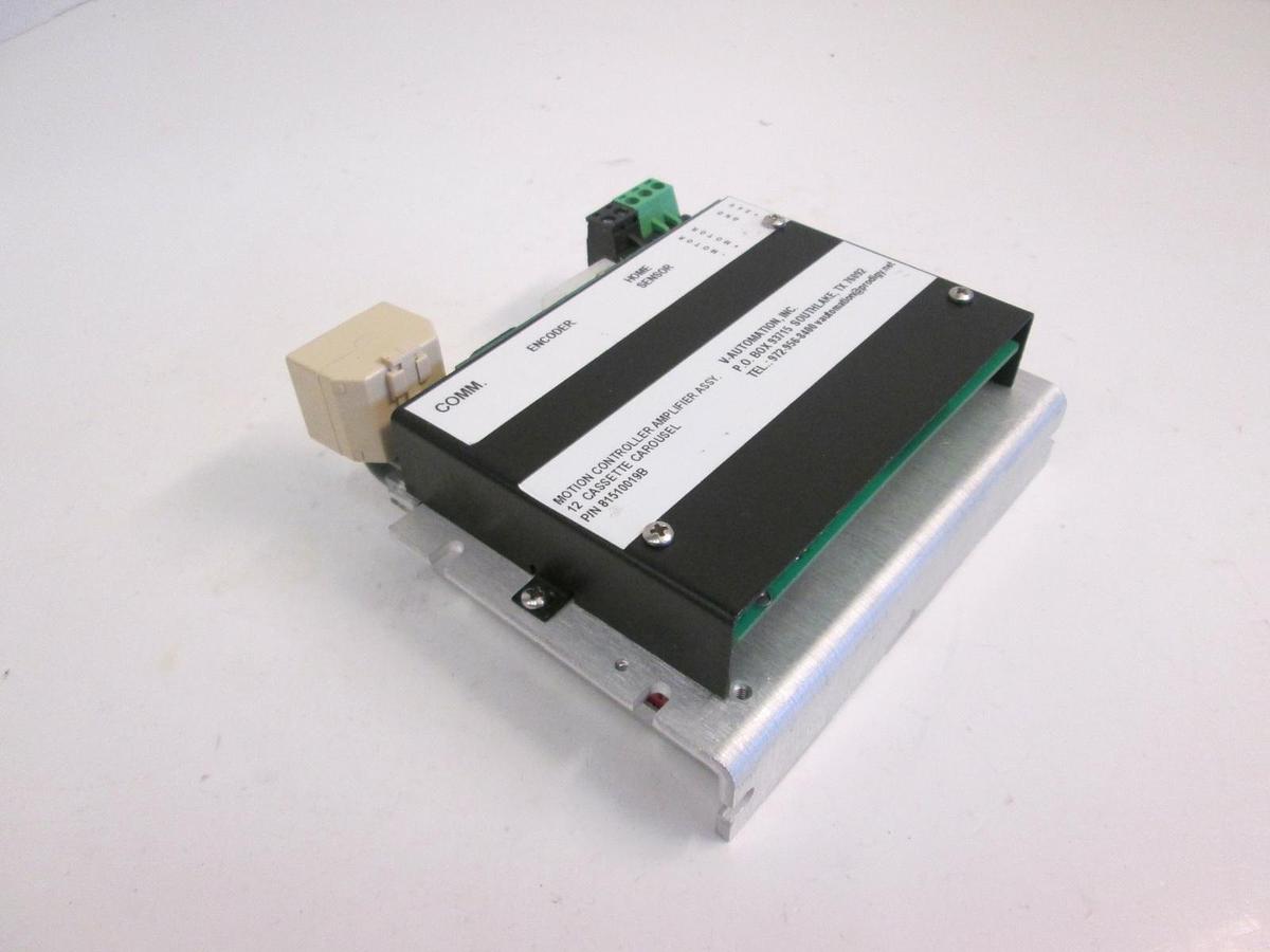 Used V-Automation, 81510019B, Motion Controller Amplifier, 12 Cassette Carousel