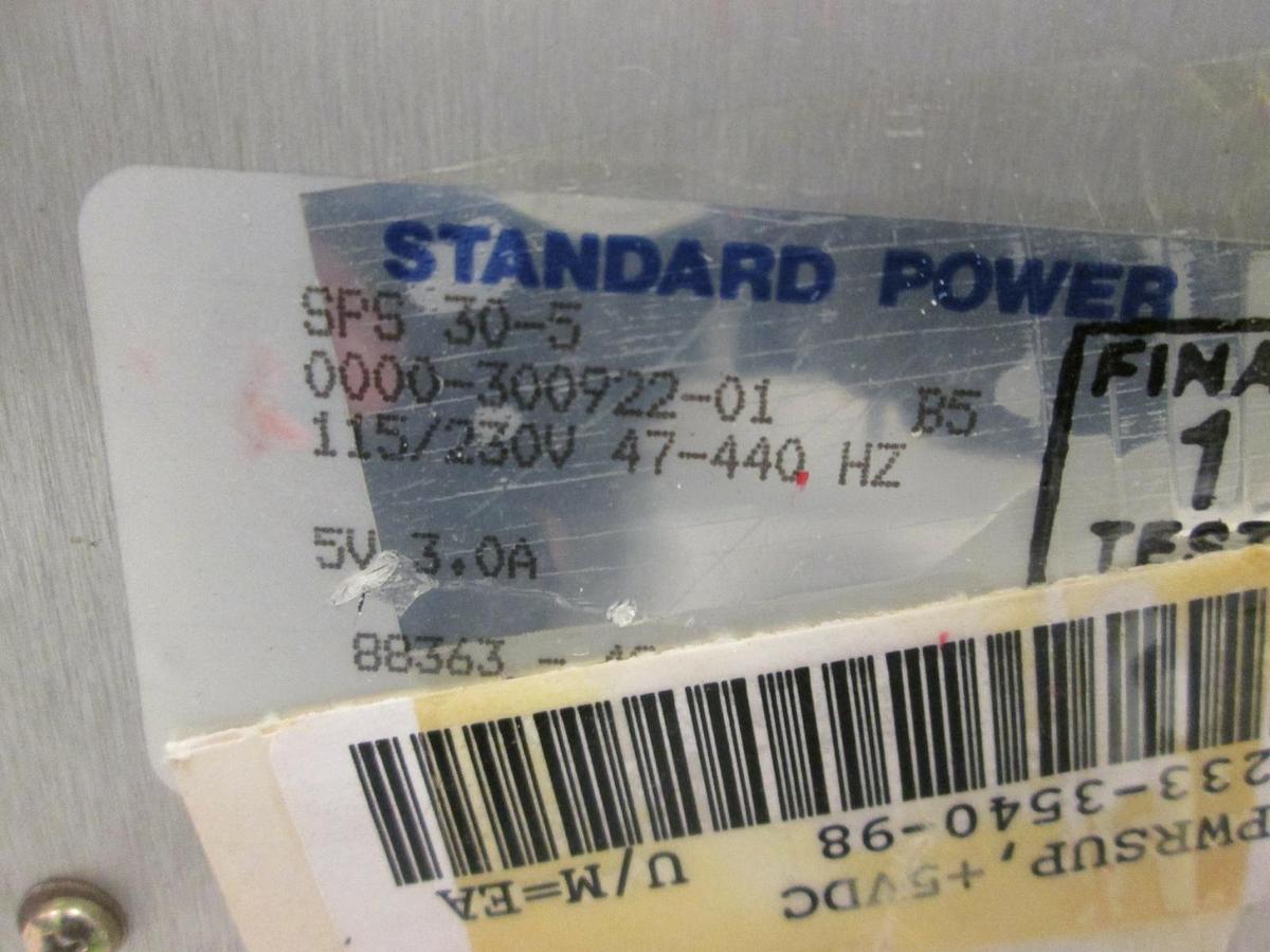 Used Standard Power, SPS 30-5, Power Supply, Used