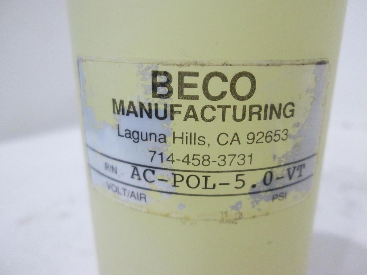 Used BECO, AC-POL-5.0-VT, Pneumatic Valve, Used