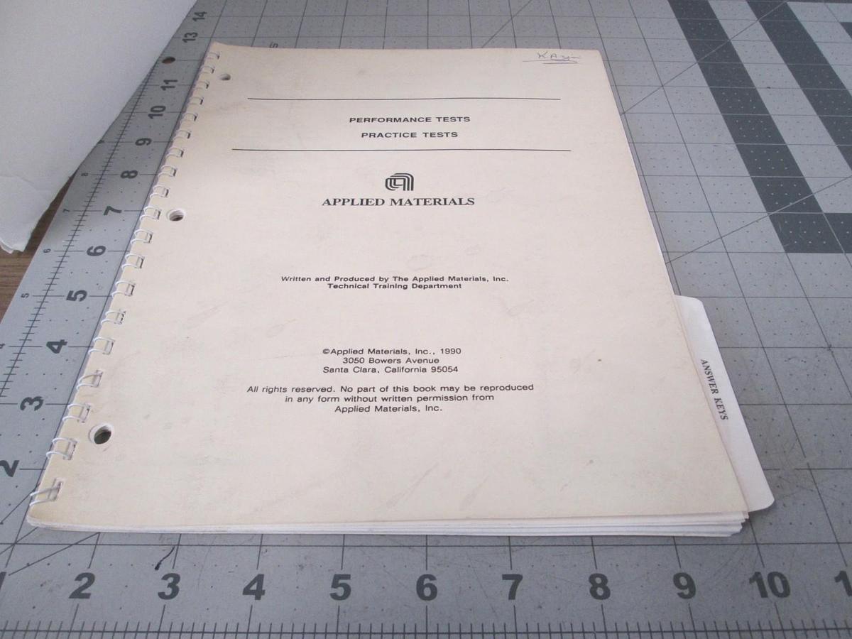 Used AMAT, Performance Tests, Practice Tests, Used