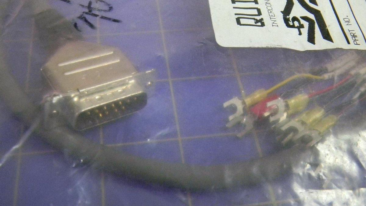 Used LAM Research, Quintec Interconnect Systems 853-76562-005 Cable Assembly, Rev. E1