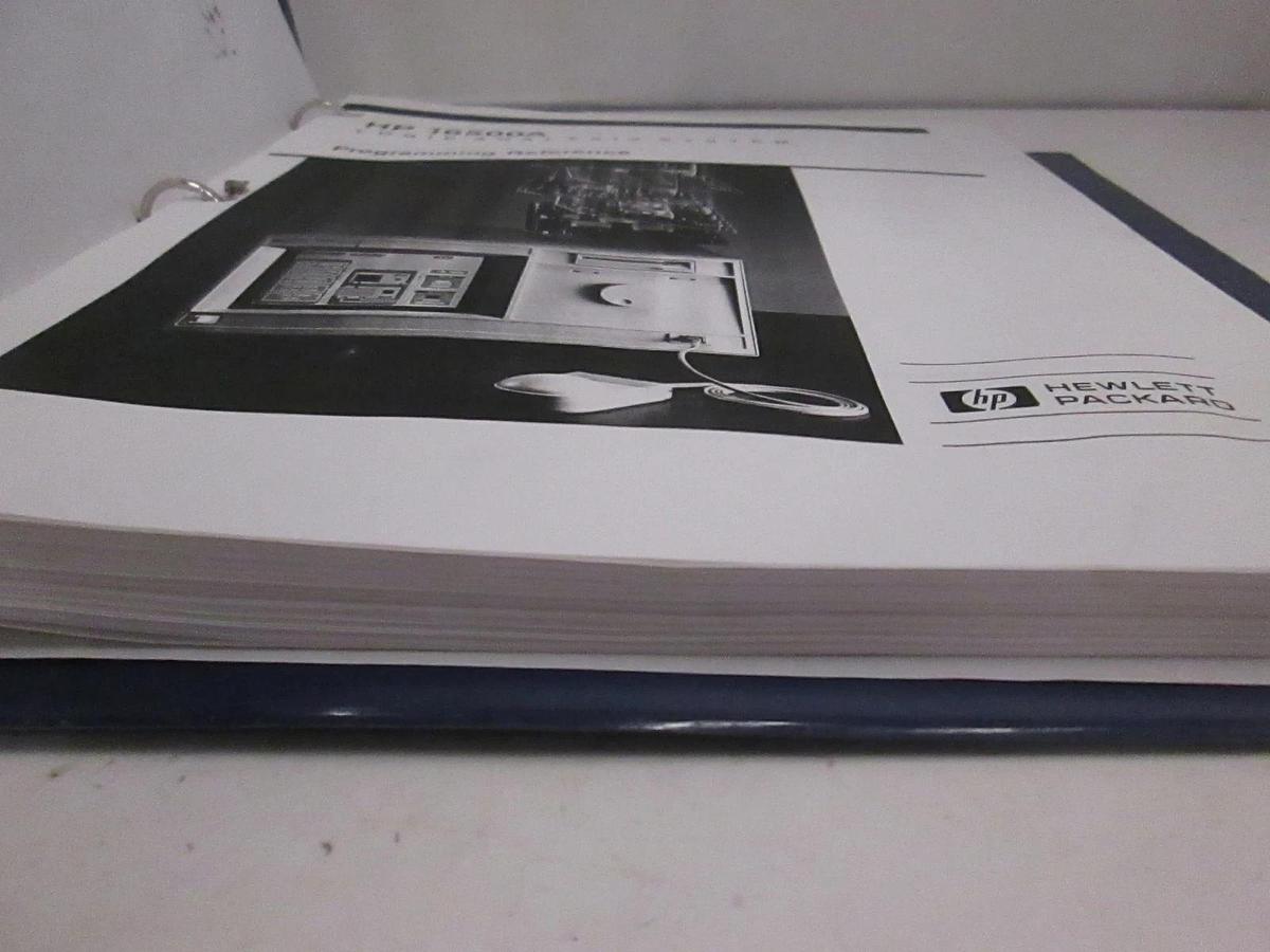 Used HP 16500A Logic Analysis System Programming Reference, Used