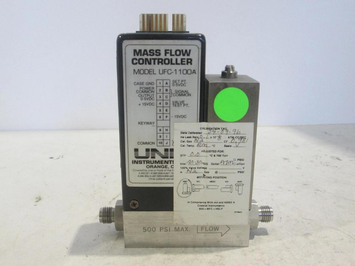 Used Unit, UFC-1100A, Mass Flow Controller, 5 SLM, O2, Used