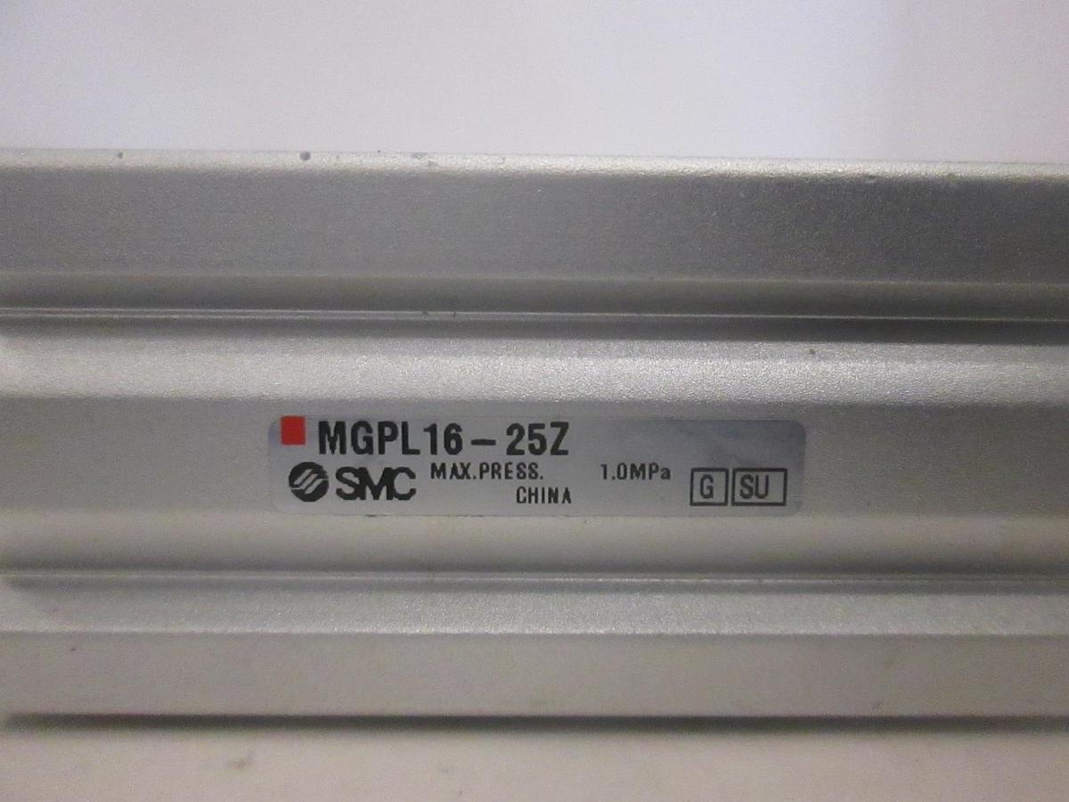 Used SMC, Solenoid Valve, MGPL16-25Z, Used, Lot of 2