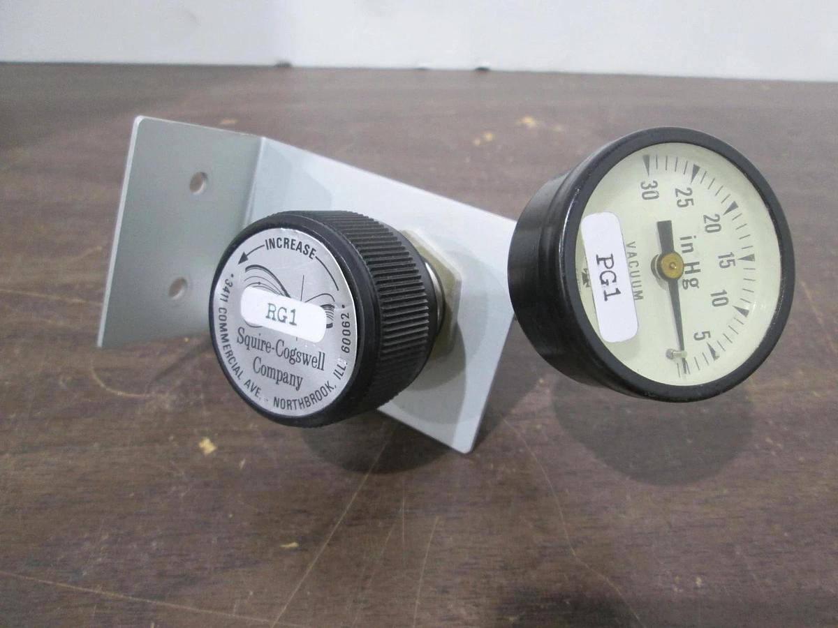 Used Squire-Cogswell Company, REG, VAC,0-20,-40-150,1/8NPTF, Gauge, Used