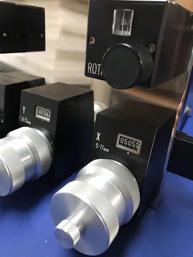 Nanometrics 7200-0588-R 3-Axis Control Mechanism, XYX with Tilt and Rotate, New