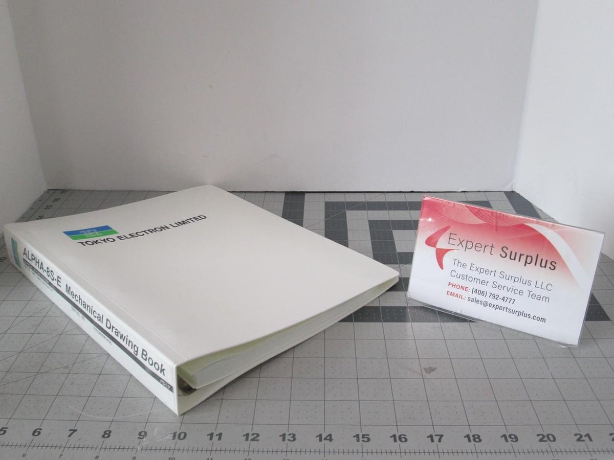 Used TEL Tokyo, ALPHA-8S-E, Mechanical Drawing Book POLY, Used