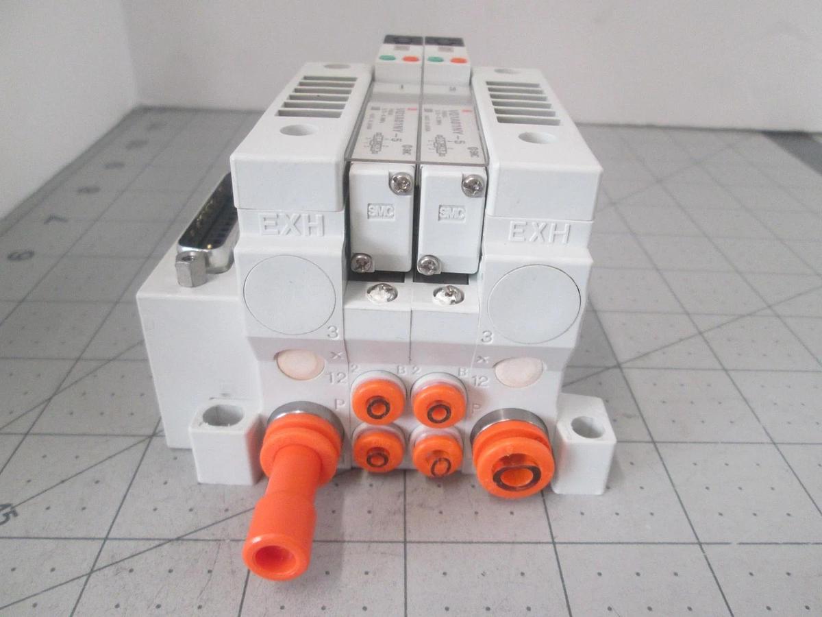 SMC, Pneumatic Valve Assy,VV5Q11-02-DA10203 & VQ1A01NY-5, Used
