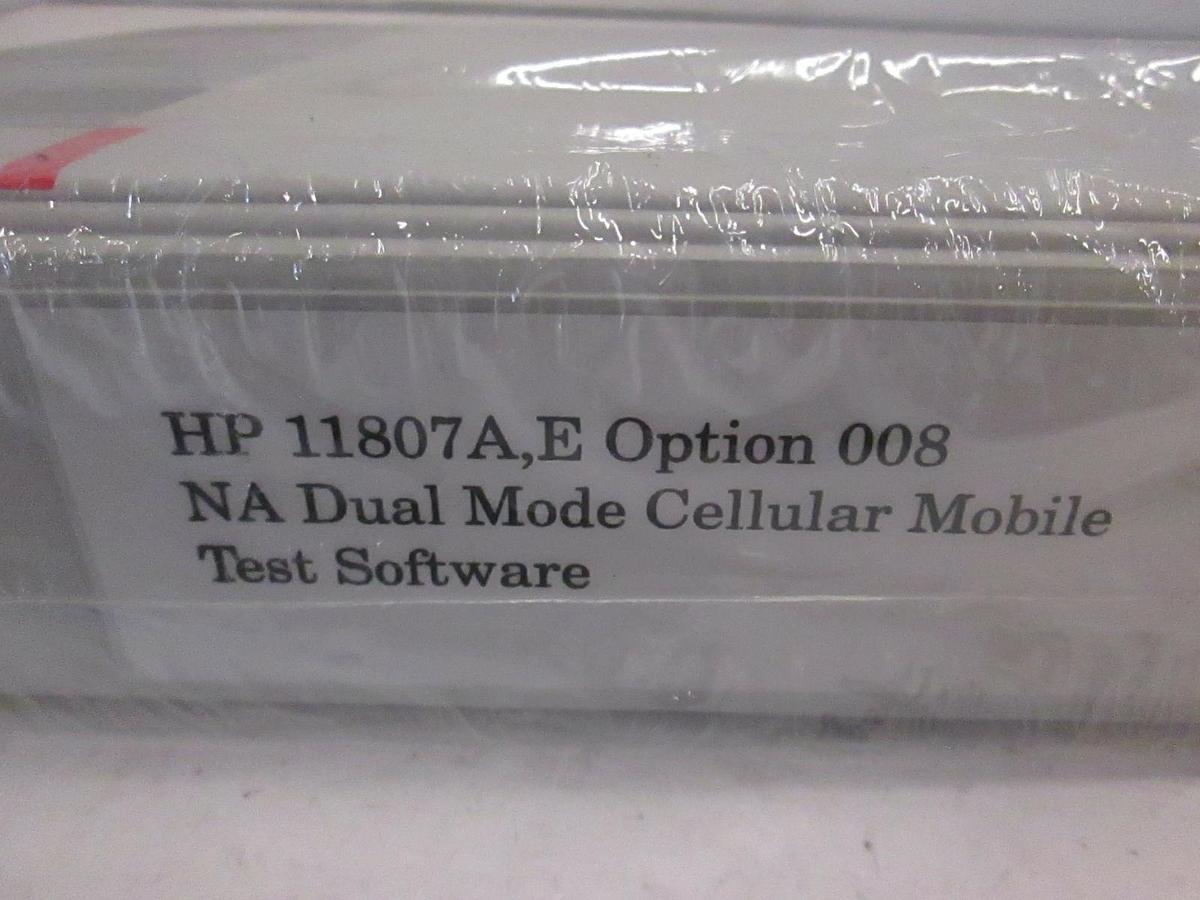 Used HP 11807A,E Option 008 NA Dual Mode Cell Mobile Test Software, New