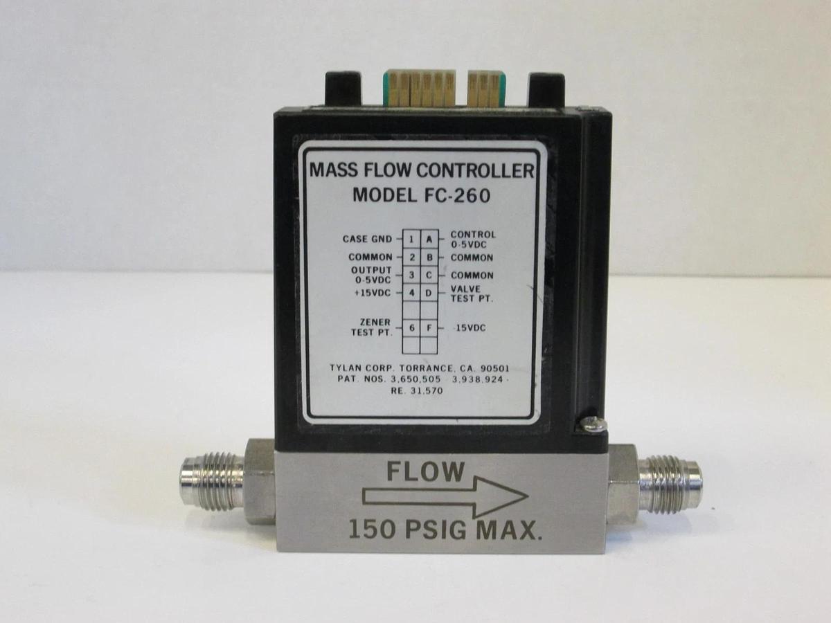 Used Tylan FC-260 MFC, O2, 5 SLPM, Used