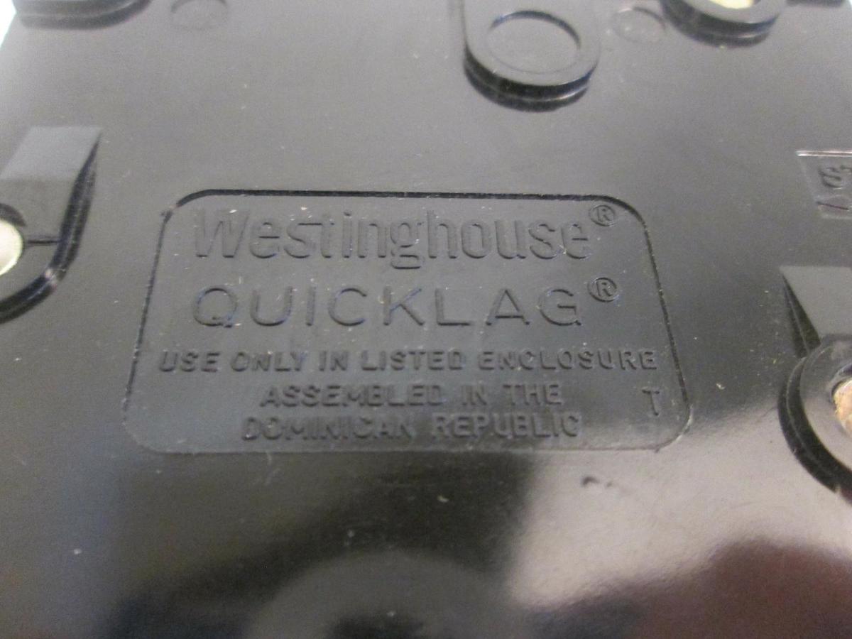 Used Westinghouse Quicklag Circuit Breaker MG-5495, 2 Pole, 15A