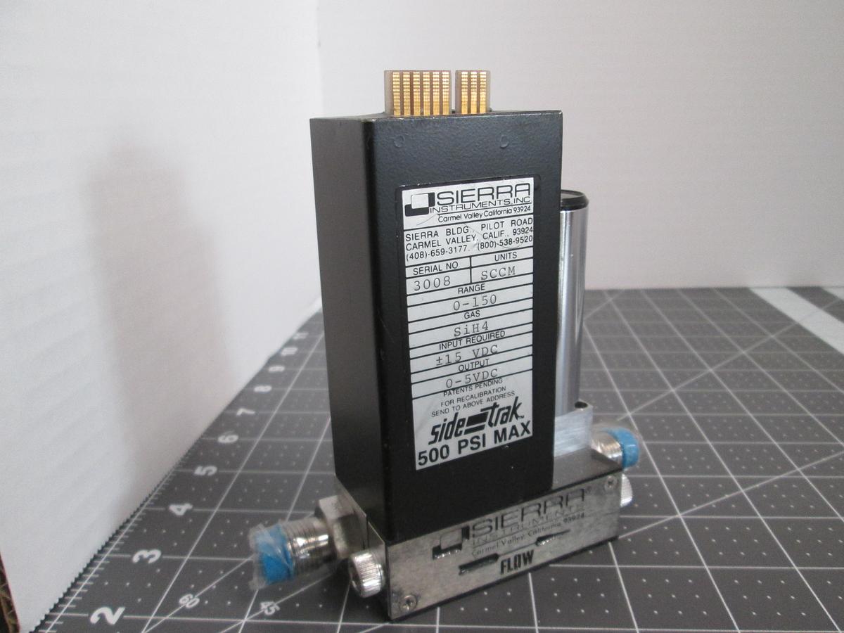 Used Sierra Instruments, Sidetrak Mass Flow Controller 150 SCCM SiH4 Silane