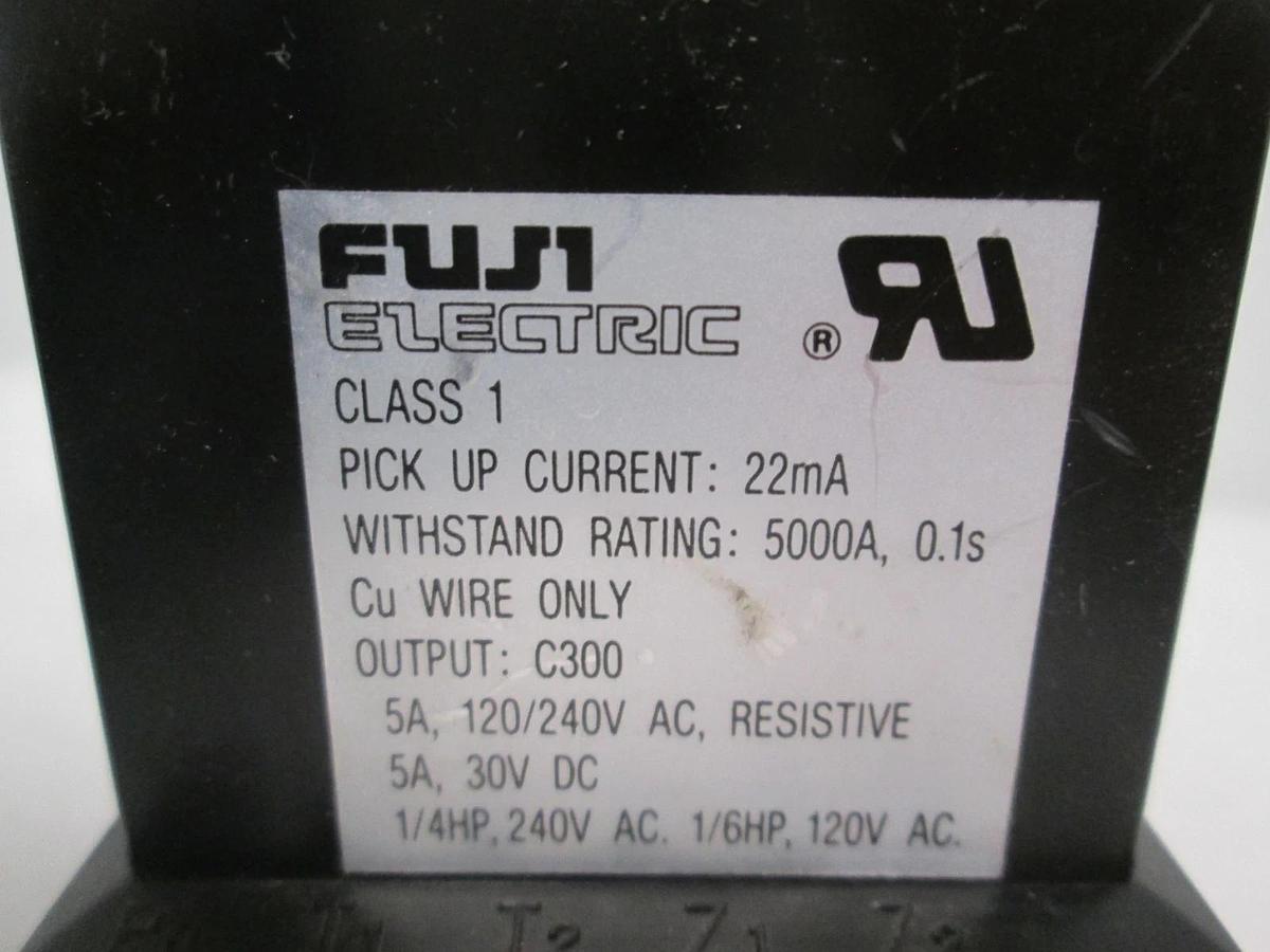 Used Fuji Electric, Class 1, Earth Leakage Relay, Used