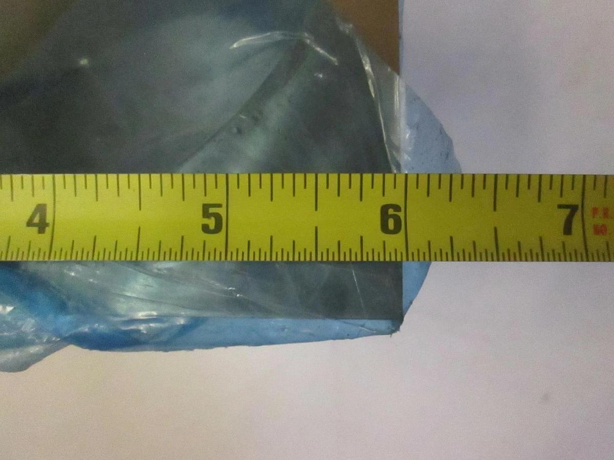 Used Applied Materials Flange, Round to Square Assy, 112370-01 6" x 6" x 5 1/2", Used