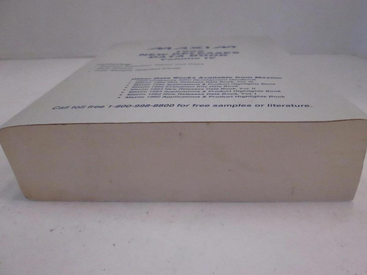 Used Maxim 1995 New Releases Data Book volume 4, Used
