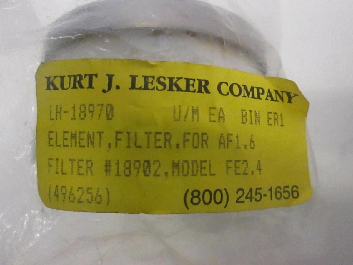 Kurt J. Lesker, LH-18970, Element, Filter For AF1.6, New
