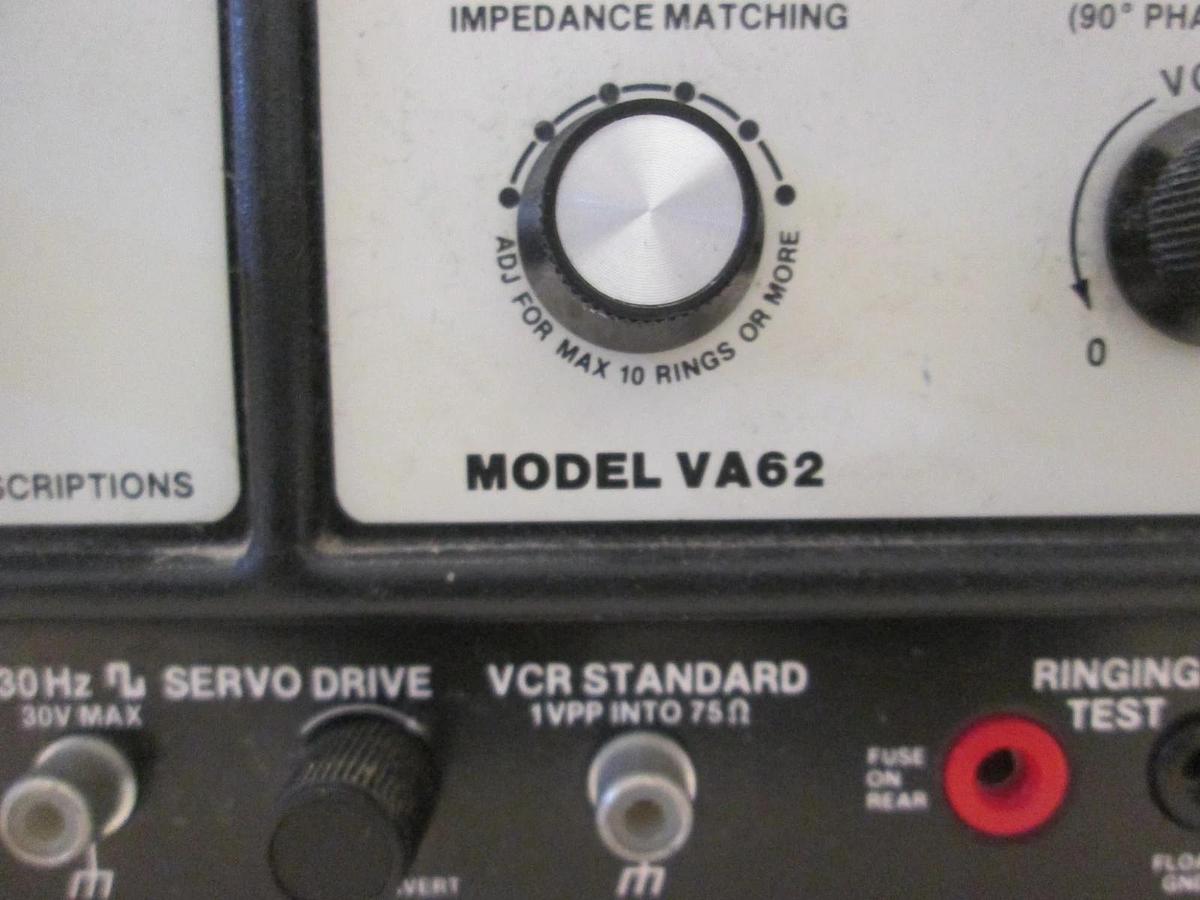 Used Sencore, Model VA62, Universal Video Analyzer, Used