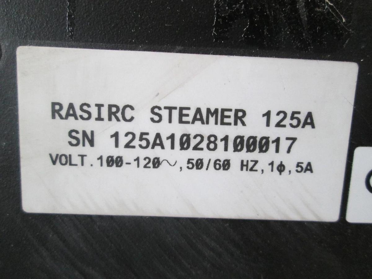 Used Rasirc Steamer, 125A, 100-120V, 50/60Hz, Used