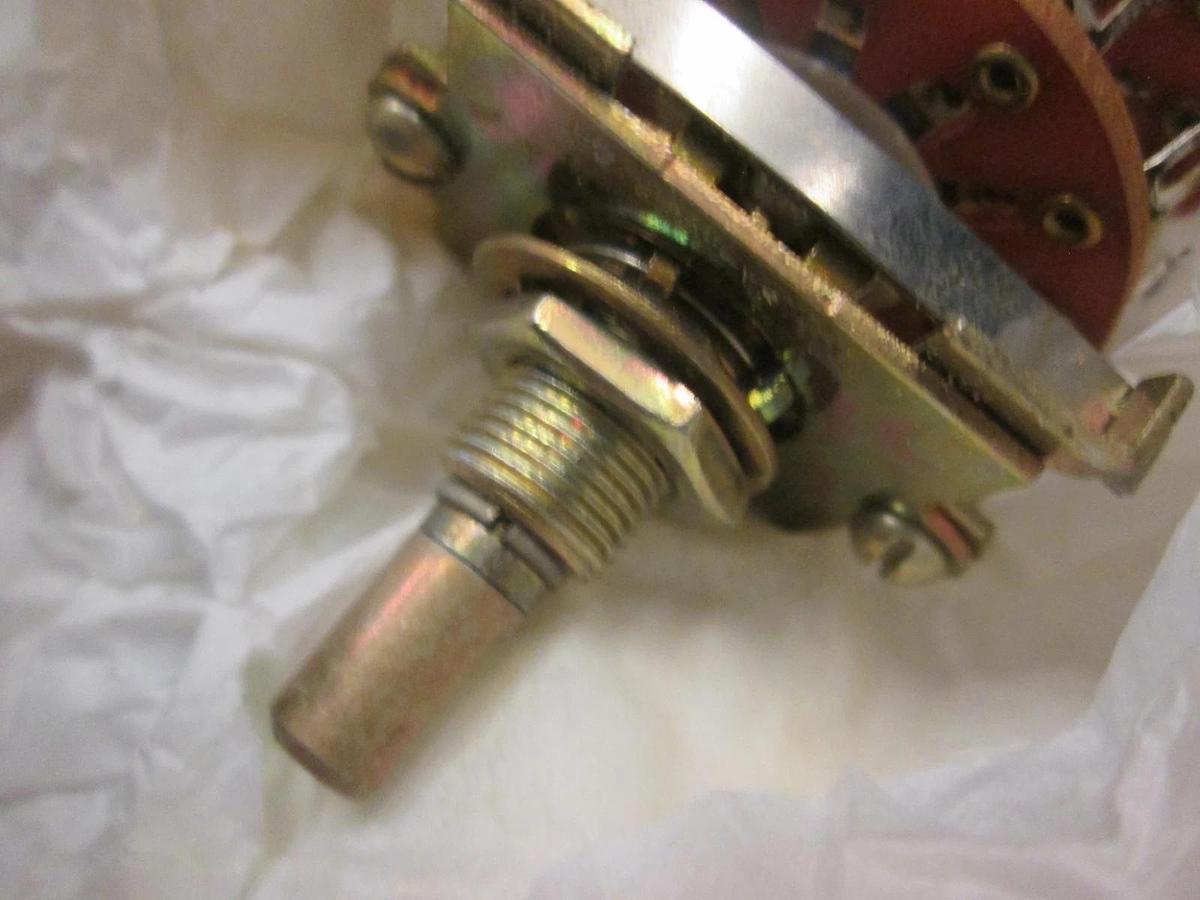 Used CRL Components Rotary Switch SA-1008, 3 Pole, 2-11 Positions, NEW