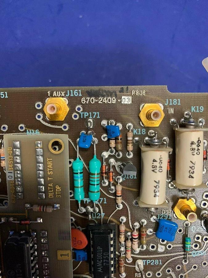 Used Tektronix 670-2409-03 Delta-t Output / 670-4046-01 Delta-t Start PCB Assy, Used