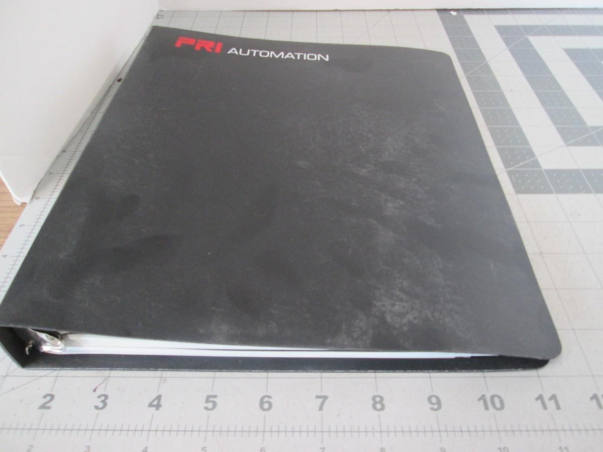 Used PRI Automation, PRI-7700 Automated Reticle Management Supervisors Manual, Used