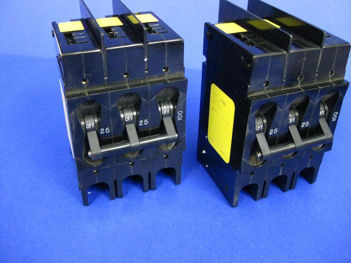 Airpax 219-3-2877-1, 3 Pole 277/480 V Magnetic Circuit Breaker - LOT of 2 NEW