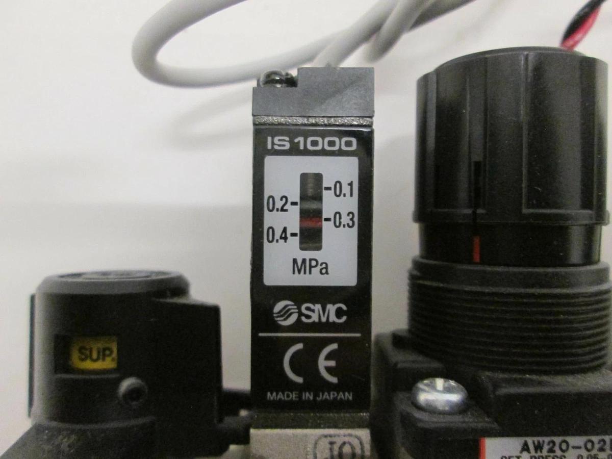 Used SMC, AW2000-02-5DBZ, AF20-02-C, Filter Regulator Assy, Used