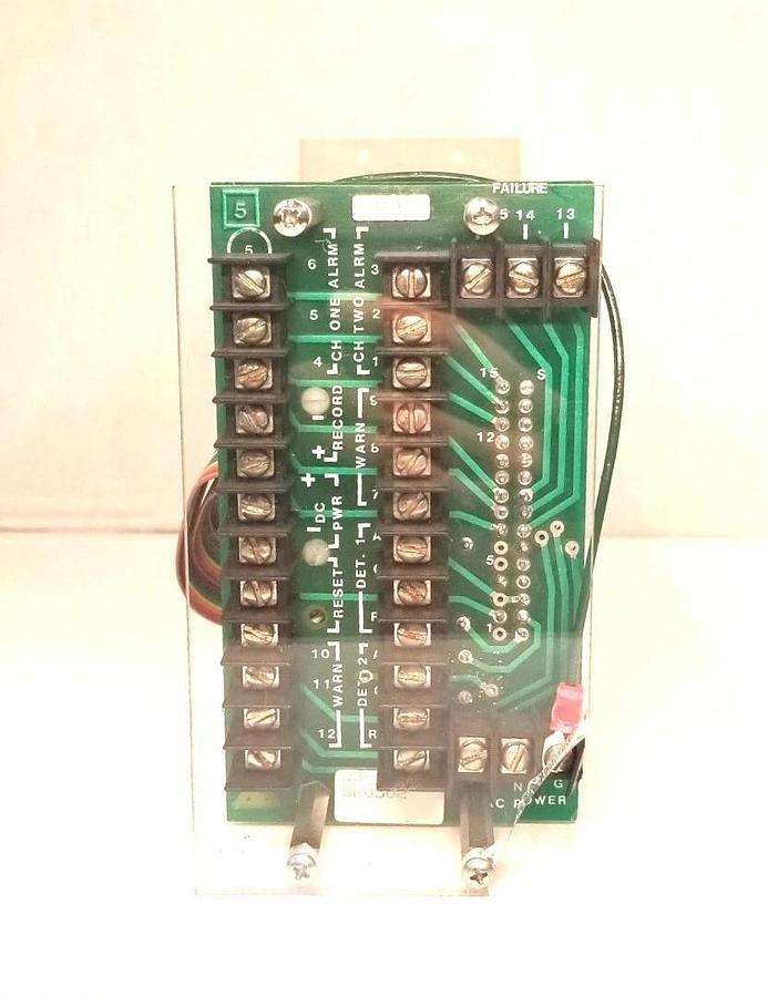 Used Bacharach Two Channel Monitor - Gas Detector - Display panel and circuitry only