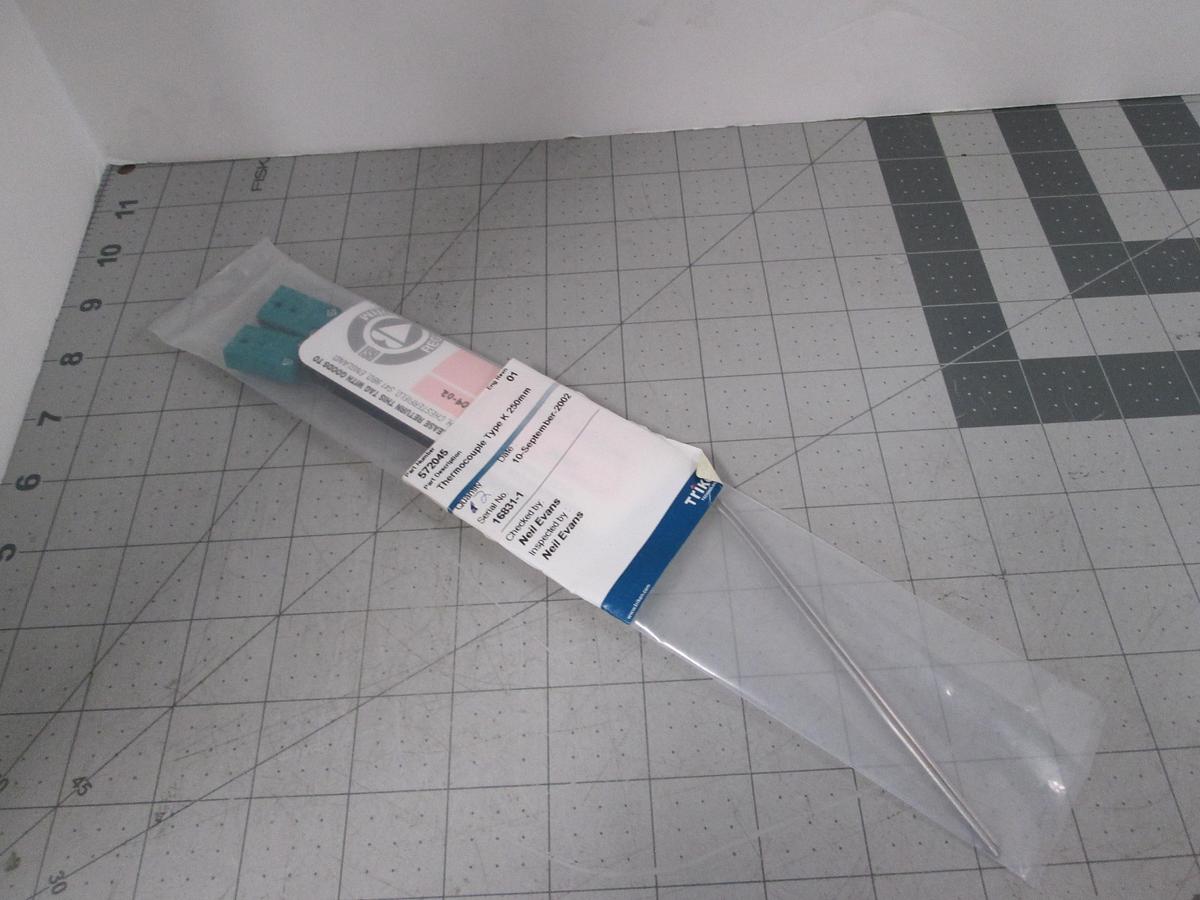 Trikon Tecgnologies, 572045, Type K Thermocouple, 250MM, New Qty 2