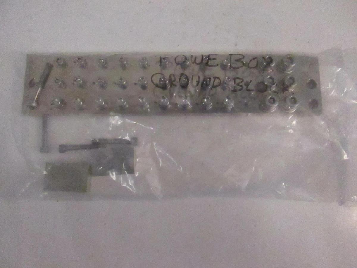 Used Tokyo Electron Limited Ground Block, 36 Slots, Plated Copper, Used