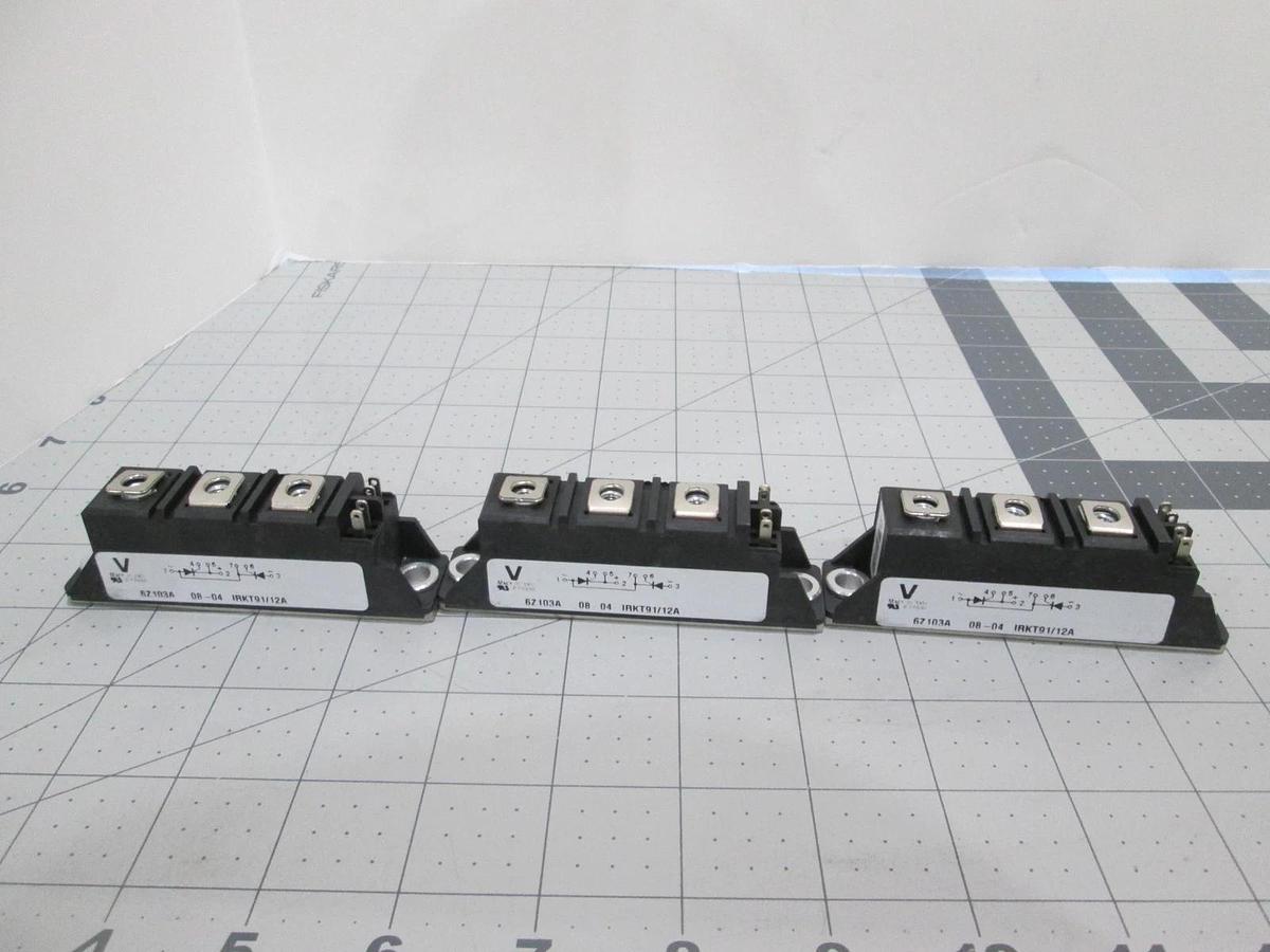 Used Vishay, IRKT91/12A, Power Module Supply, Used, Lot of 3