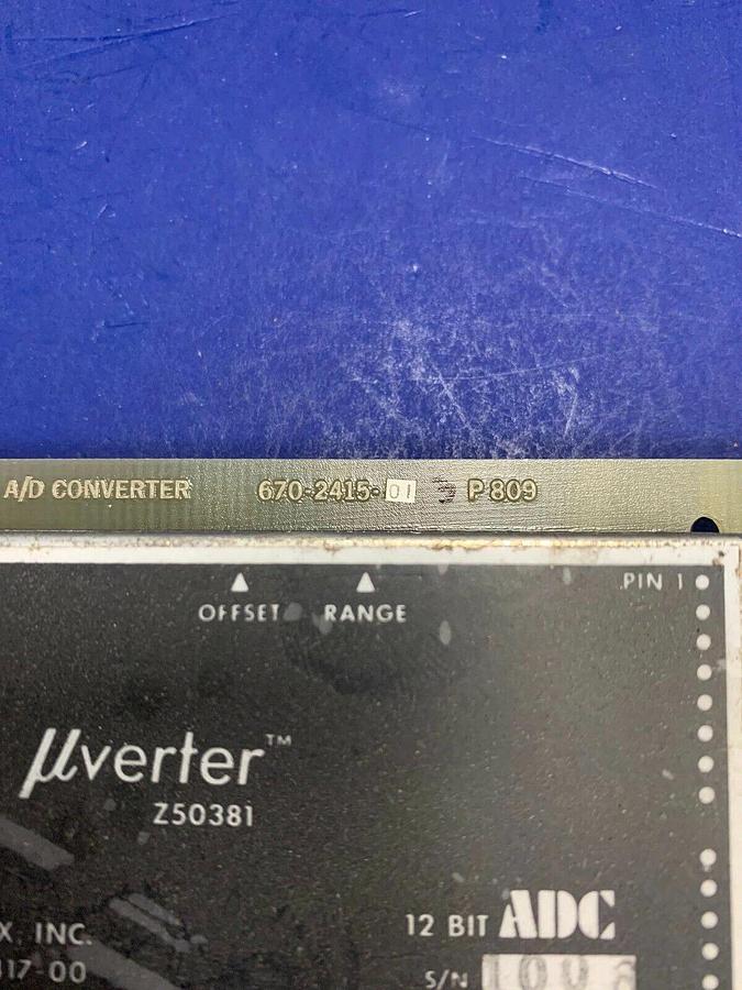 Used Tektronix 670-2415-01 1803 A/D Converter PCB Assy w/ Zeltex Uverter, Used