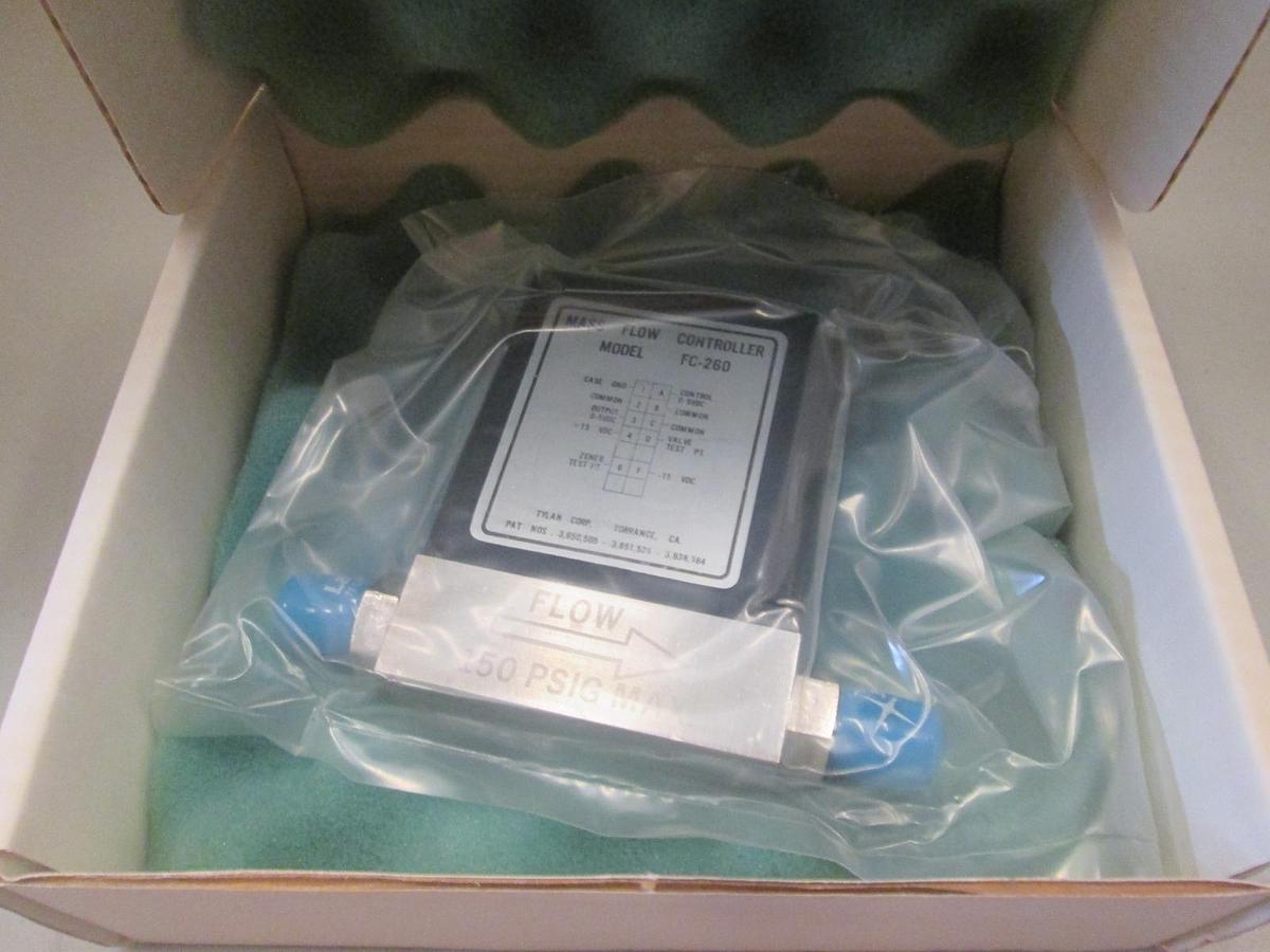Used Tylan FC-260, Mass Flow Controller MFC, SIH2CL2, 200 SCCM,refurb