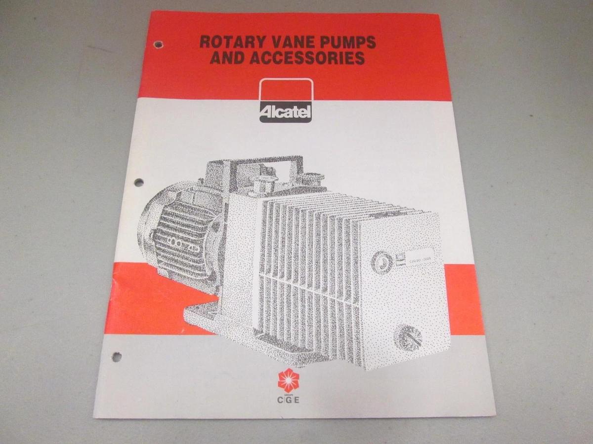 Used Alcatel, Rotary Vane Pumps and Accessories, 791106, Used