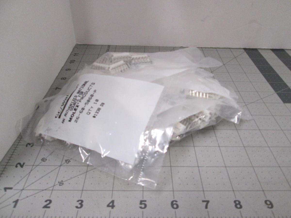 Molex, 26-60-5060-P, Connector, GC Waldom Header 6 POS right Angle, Tin, New
