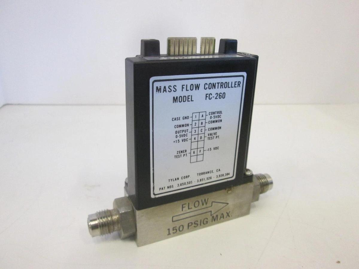 Used Tylan, FC-260, Mass Flow Controller, HCL, 2 SLPM, Used