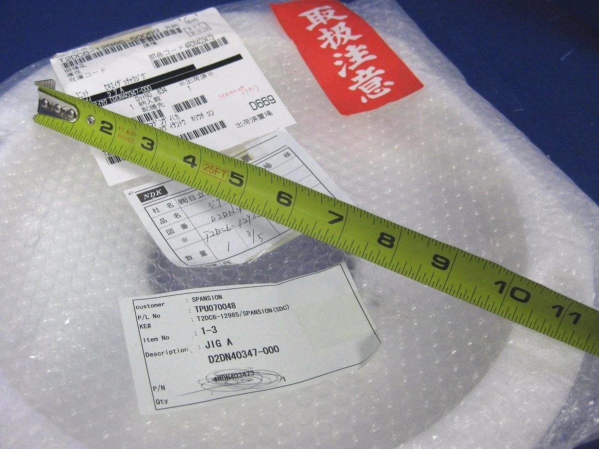 Used TEL Tokyo Electron Quartz Jig A, D2DN40347-000, New