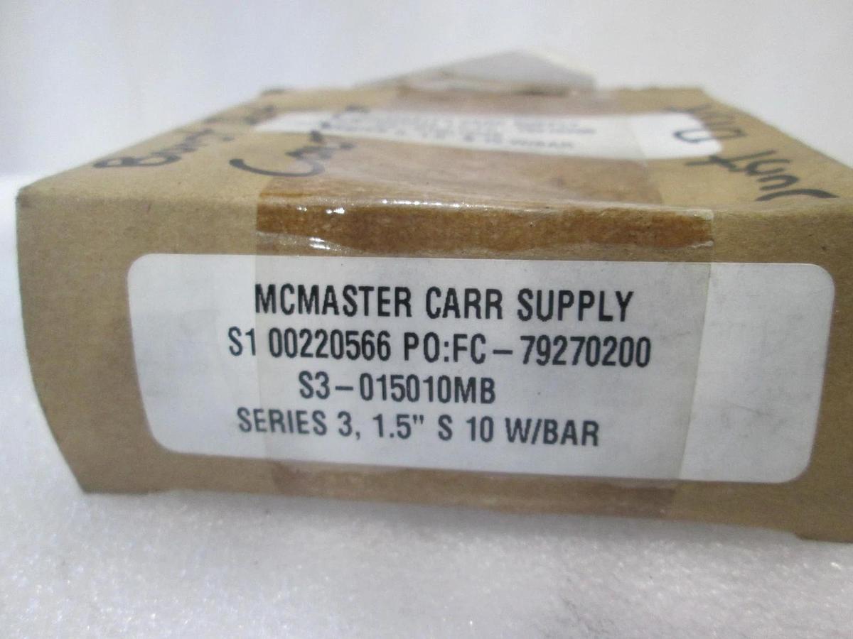 McMaster Carr Supply, S3-015010MB, Burst Disk, Series 3, 1/5" S 1-W/Bar, New