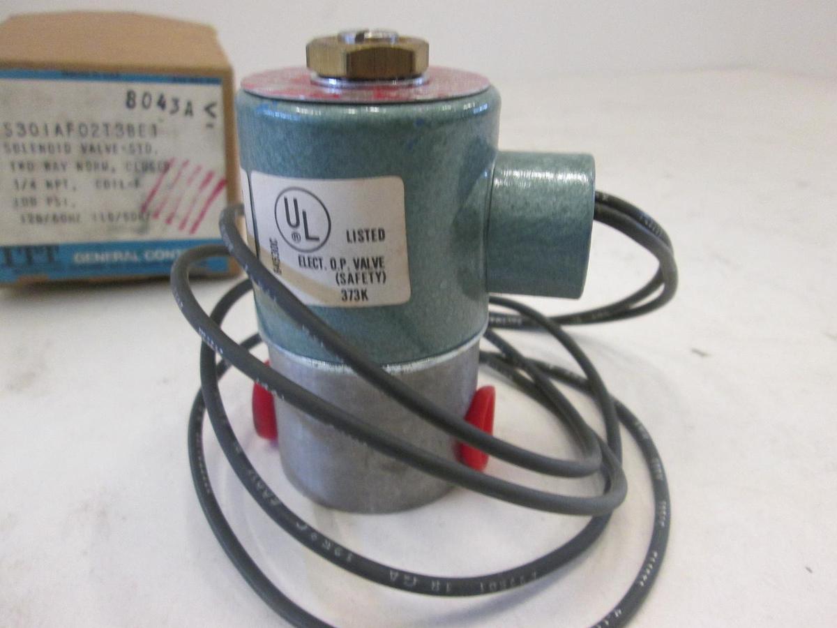 Used Asco, S301AF02T3BE1, Solenoid Valve, 10W, 150A, 60Hz, New