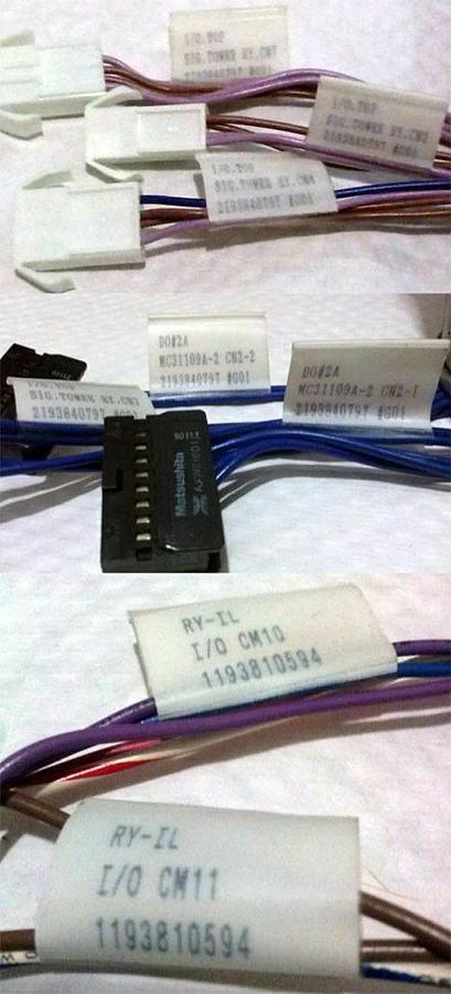 Used TEL Tokyo Electron Signal Tower Unit 5 Power Relay Blocks, Used