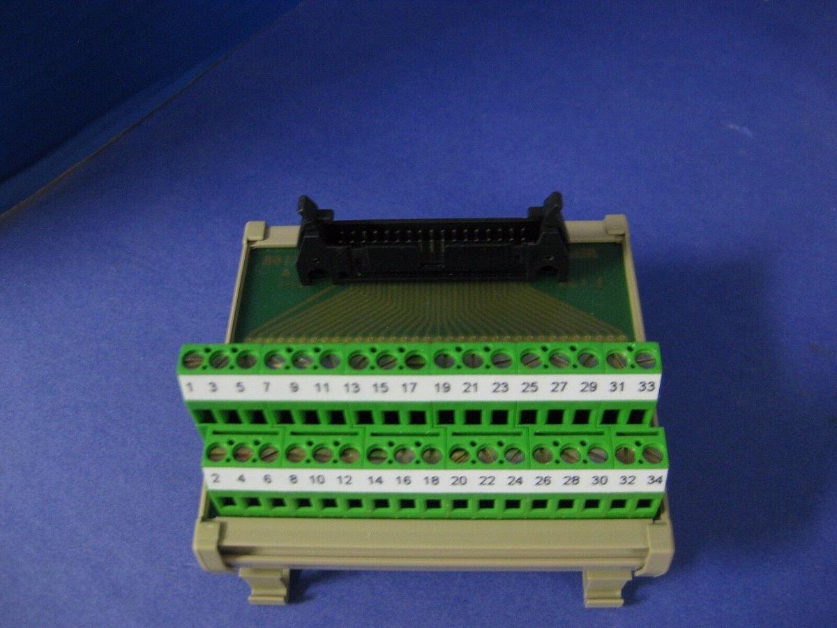 Used Altech 5725.2 FBK34 Interface Module Ribbon Cable, NEW