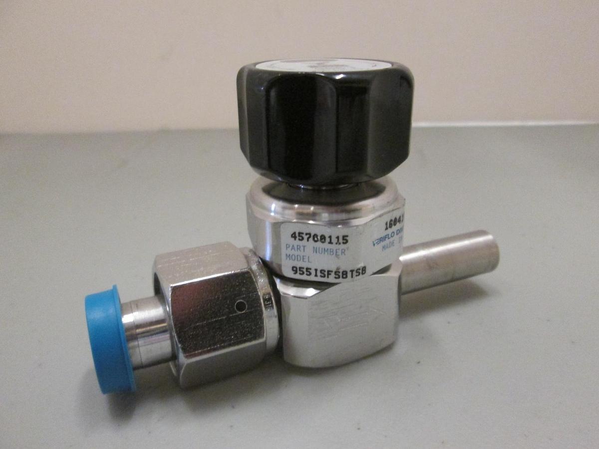Used Veriflo 955ISFS8TS8 UHP Diaphragm Valve 1/2"FVCR x Tube, Used