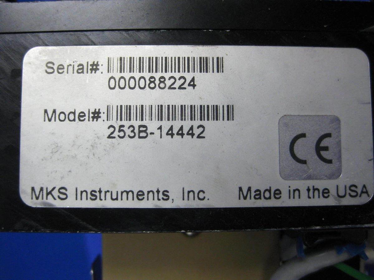 Used MKS 253B-14442 Heated Throttle Control Valve, Type 253B, 6" Flange, 2" ID, Used